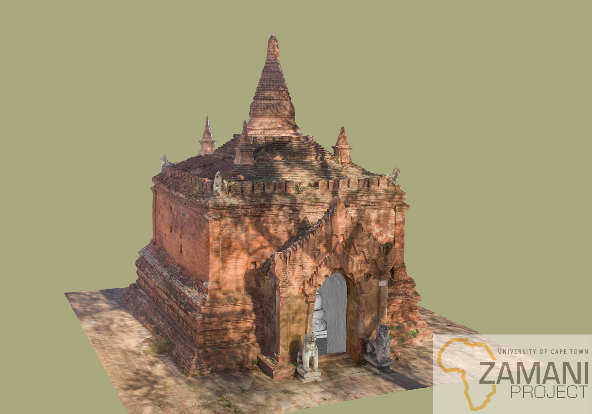 3D model of Than-daw-kya (textured)