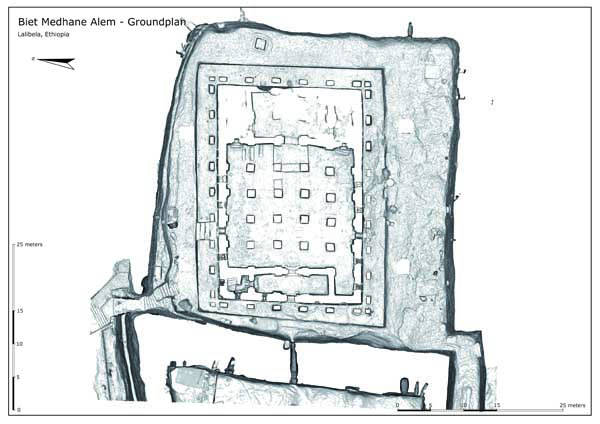 Ground Plan of Bet Medhane Alem